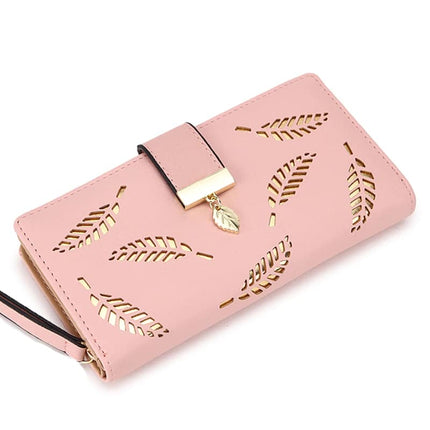 Women's Leaves Patterned Wallet - Wnkrs