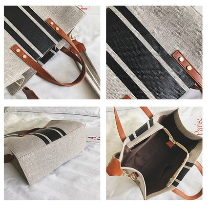 Women's Casual Canvas Tote Bag - Wnkrs