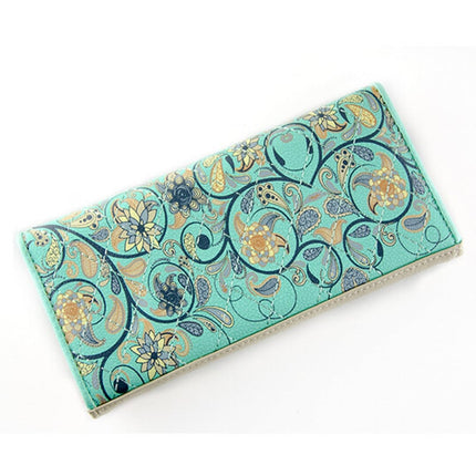 Floral Patterned Long Women's Wallet - Wnkrs