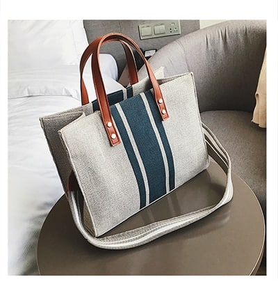 Women's Casual Canvas Tote Bag - Wnkrs