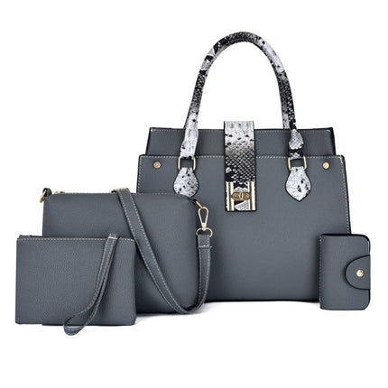 PU Leather Bag 4 pcs Set for Women - Wnkrs