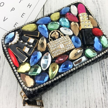 Women's Luxurious Crystal Design Wallet - Wnkrs