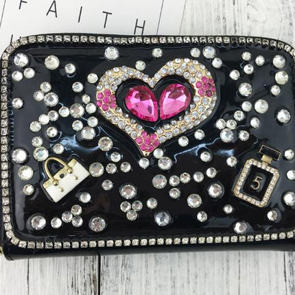 Women's Luxurious Crystal Design Wallet - Wnkrs