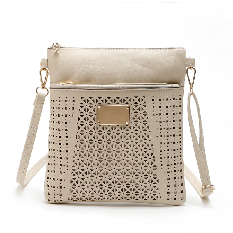 Flat Patterned Crossbody Bag