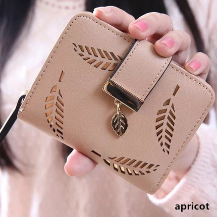 Women's Hollowed Leaves Pattern Wallet - Wnkrs