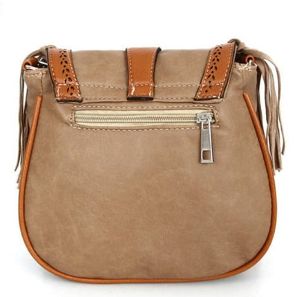 Women's Bohemian Tassels Decorated Crossdody Bag - Wnkrs