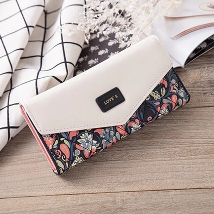 Women's Floral Printed Wallet - Wnkrs