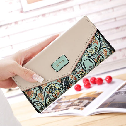 Women's Floral Printed Wallet - Wnkrs