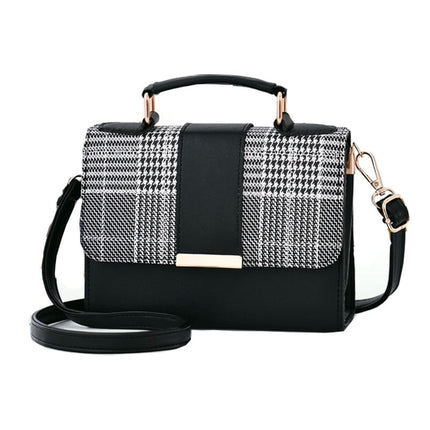 Women's Plaid Pattern Mini Handbag - Wnkrs