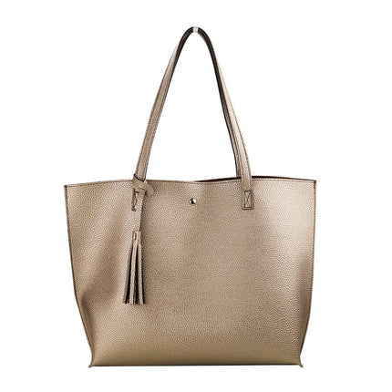 Women's Solid Color Casual Shoulder Bag - Wnkrs