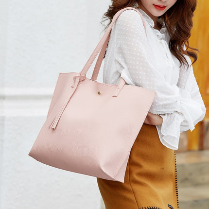 Women's Solid Color Casual Shoulder Bag - Wnkrs