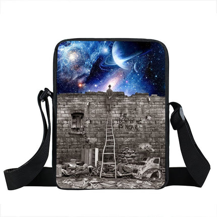 Starry Sky and Space Printed Crossbody Bags - Wnkrs