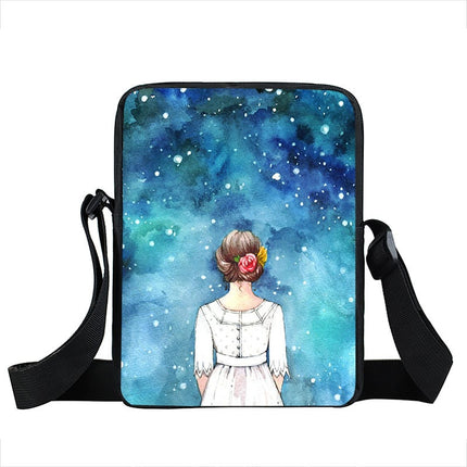 Starry Sky and Space Printed Crossbody Bags - Wnkrs