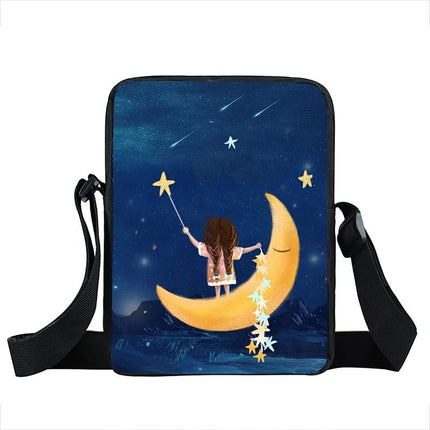 Starry Sky and Space Printed Crossbody Bags - Wnkrs