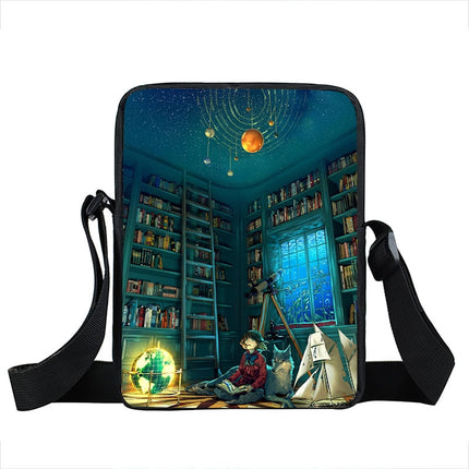 Starry Sky and Space Printed Crossbody Bags - Wnkrs