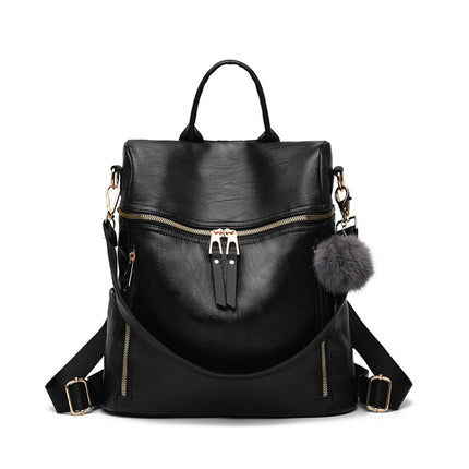 Fashion Style Compact Leather Backpack - Wnkrs