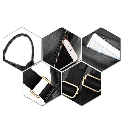 Fashion Style Compact Leather Backpack - Wnkrs