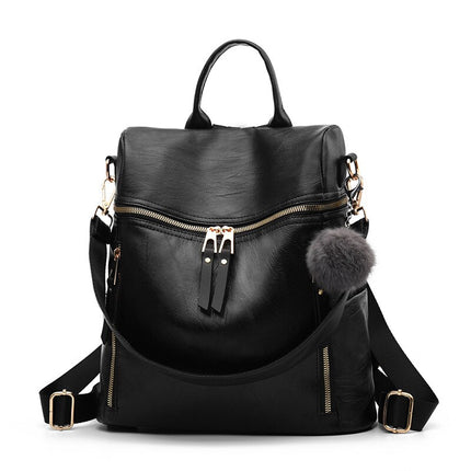 Fashion Style Compact Leather Backpack - Wnkrs