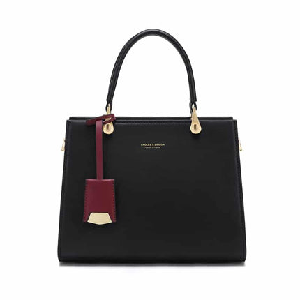 Women's Compact Leather Tote Bag - Wnkrs