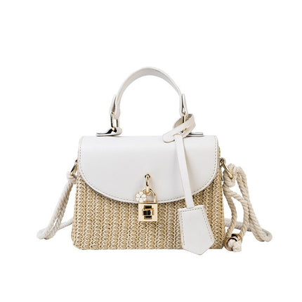 Women's Rattan Detail Top-Handle Bag - Wnkrs