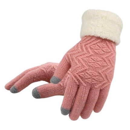 Women's Winter Touch Screen Knitted Gloves - Wnkrs