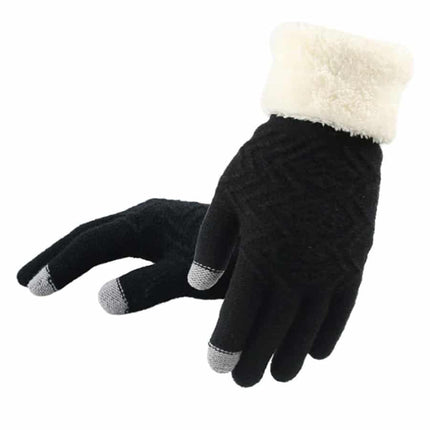 Women's Winter Touch Screen Knitted Gloves - Wnkrs