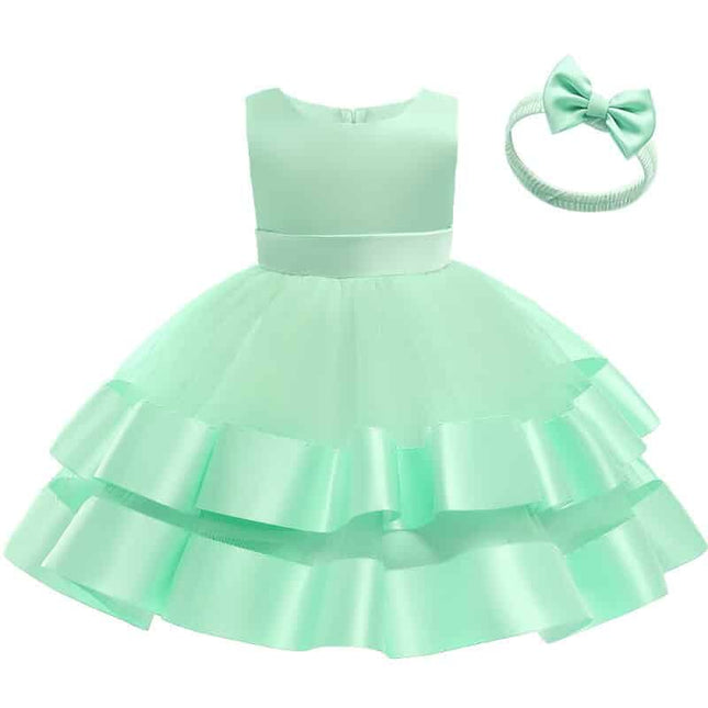 Baby Girl's Lace Patterned Party Dress