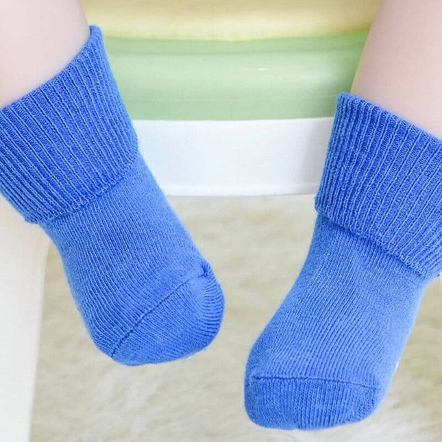 Baby's Anti-Slip Solid Color Socks - Wnkrs