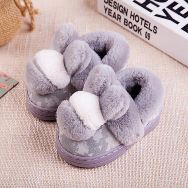 Bear / Rabbit Warm Cotton Slippers for Kids - Wnkrs