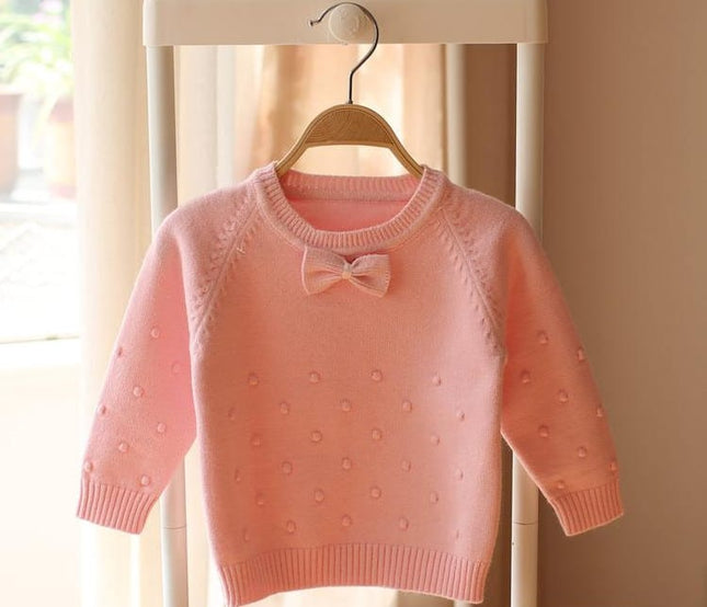 Baby Girl's Fashion Knitted Sweater