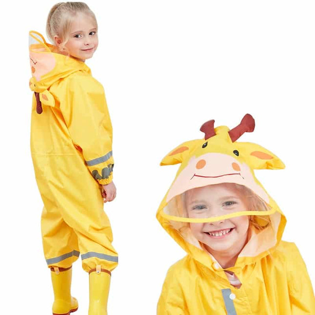 Animal Themed Kids Raincoat - Wnkrs