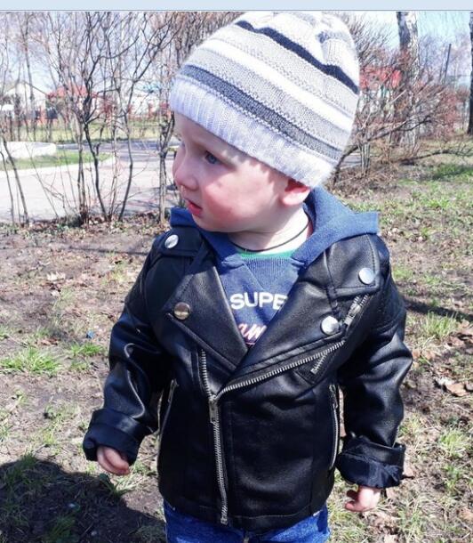 Toddler's Eco-Leather Biker Jacket