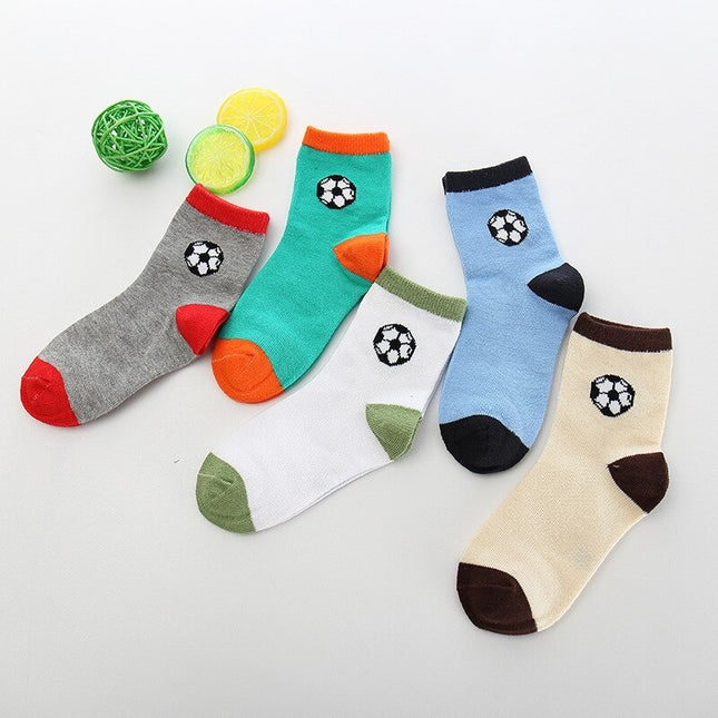 Kid's Soccer Print Socks - Wnkrs
