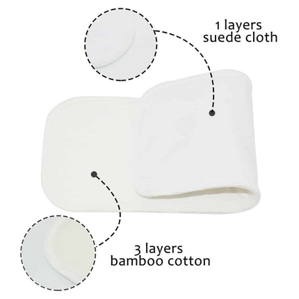 Adjustable Baby Cloth Diaper Cover With or Without Bamboo Insert - wnkrs