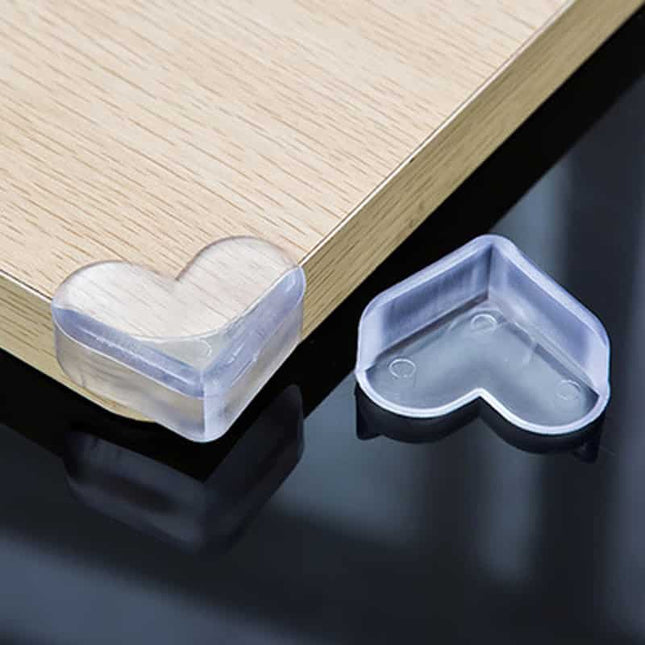 Kid's Safety Heart-Shaped Table Corner Protectors Set - wnkrs