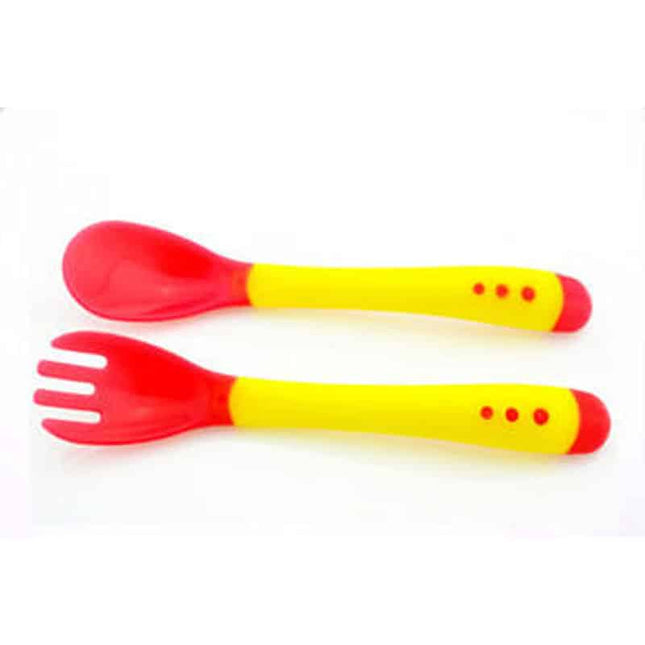 Safety Silicone Baby Flatware Set