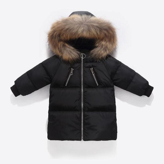 Multicolored Down Jacket for Kids