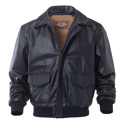 Classic Aviator Leather Jacket - Wnkrs