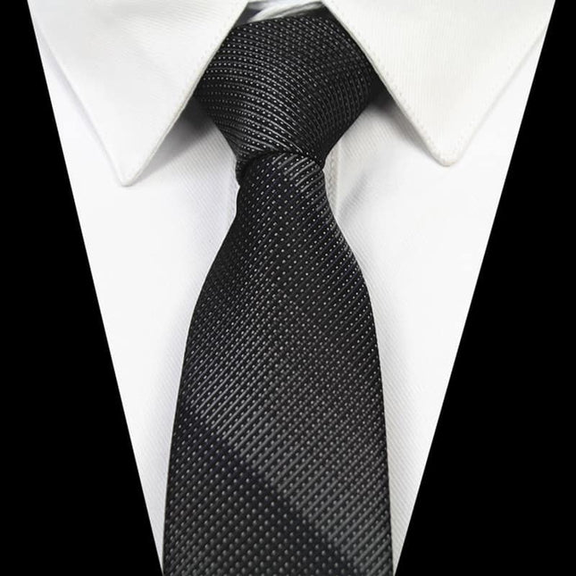Men's Narrow Striped Silk Tie - wnkrs