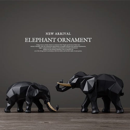 Abstract Elephant Figurines - wnkrs