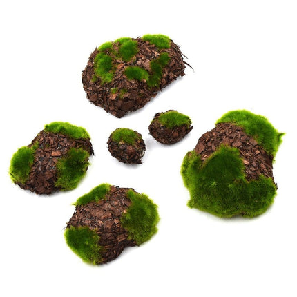 Wood Chip With Green Moss (6 pcs) - Wnkrs