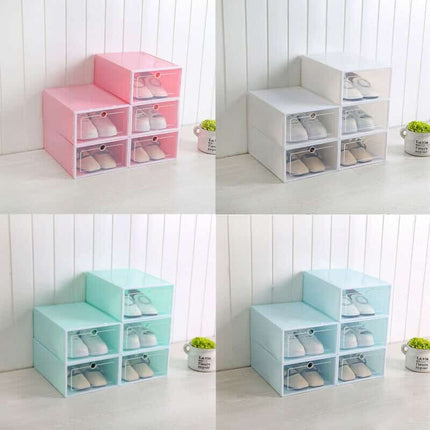 Candy Color Foldable Shoe Shelf 3 Pcs Set - Wnkrs