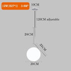 e-chrome-20cm-balle / blanc chaud