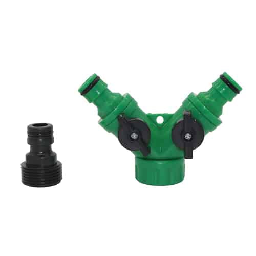 Y-Shaped Garden Hose Splitter - Wnkrs