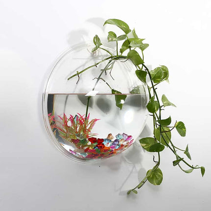 Acrylic Wall Mounted Vase and Fish Tank - wnkrs