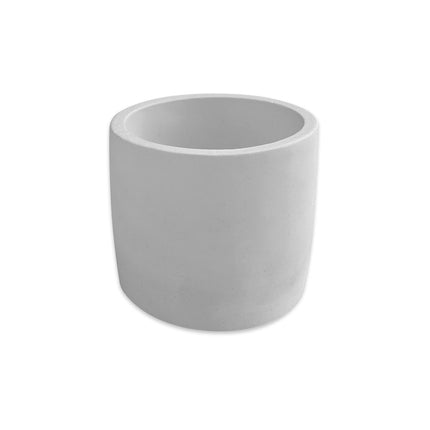Round White Ceramic Planter - wnkrs