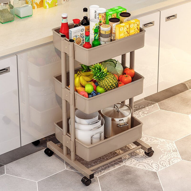 Adjustable Wheeled Storage Rack - wnkrs