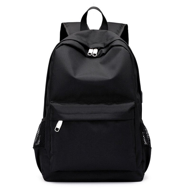 Men's Basic Backpack with USB Charging