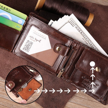 Men's Compact Leather Wallet - Wnkrs