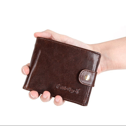 Men's Compact Leather Wallet - Wnkrs
